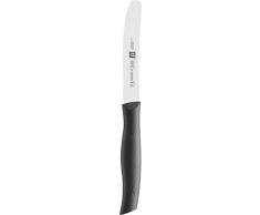Zwilling Twin Grip - Cuchillo Universal, Hoja endurecida al frÃo Friodur, Acero Inoxidable, Mango sintético, 120 milÃmetros, Color Negro