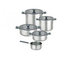 ISOGONA Bateria Cocina INOX/Silic.5Pz Color Steel