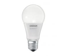 Osram Smart + LED, lámpara ZigBee con zócalo E27, blanco cálido, atenuable, directamente compatible con Echo Plus y Echo Show (2ª generación), compatible con Philips Hue Bridge