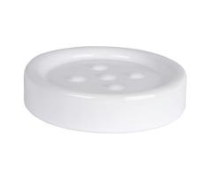 Wenko 19273100 Polaris - Jabonera cerÃ¡mica, blanco