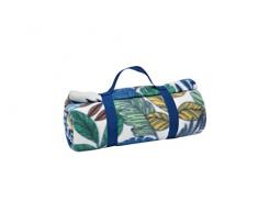 Sleepdown Manta de Picnic de Forro Polar Tropical para Exteriores, Suave, portÃ¡til, Plegable, Playa, Parque, Senderismo, jardÃ­n con asa, 135 cm x 150 cm, Multicolor