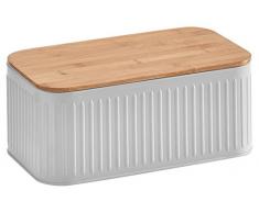Zeller Present 25162 panera Rectangular Gris - Paneras (Rectangular, Gris, Madera, 300 mm, 180 mm, 130 mm)