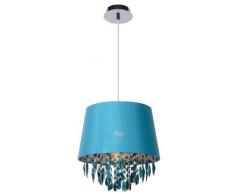 Lucide 78368/30/37 Dolti - Lámpara de techo colgante, fabricada en metacrilato, E27, 30 cm de diámetro, 33 cm de altura, color turquesa