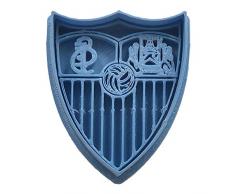 Cuticuter FÃºtbol Sevilla Cortador de Galletas, Azul, 8x7x1.5 cm