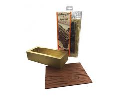 Buche de Silicona Color Oro con tapete Efecto Pois Color marrón