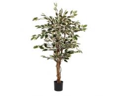 MICA Decorations Ficus Hawaii Planta Artificial En Maceta Campana, poliéster, Verde, 70 x 70 x 110 cm