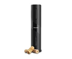 BEPER P102ACP100 Sacacorchos ElÃ©ctrico con Cortador de Botellas de Vino - Abridor de Vino Electrico Recargable con Cable USB