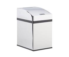 Relaxdays Cubo Basura Cocina PequeÃ±o con Sensor, Acero Inoxidable, Plateado, 5 litros