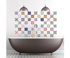 Azulejos Adhesivos para Pared, imitación de Cemento - 20 x 20 cm - 60 Unidades
