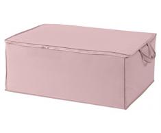 Compactor Nordic Color Funda para Mantas, Tela, Rosa Envejecido, 70 x 50 x 30 cm