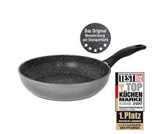 Warimex 7355 - Sartén de Aluminio sin Tapa de Cristal, Revestimiento Antiadherente, inducción, 24 cm