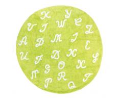 Aratextil Pasapalabra Alfombra Infantil, Algodón, Pistacho, 140 cm