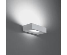 Artemide Melete iluminación de pared Apto para uso en interior Blanco R7s - Lámpara (Cepillado, R7s, IP20, Blanco)