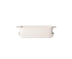 Villeroy & Boch Pasta Passion Plato de lasaÃ±a pequeÃ±o para una persona, Porcelana , Blanco, 2 piezas