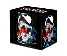 Marvel 6831667000 Taza, Porcelana, Negro, 8 x 8 x 9 cm, 6 Unidades