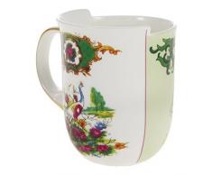 SELETTI Taza/Jarra de Porcelana, diámetro 8,5 cm, 10,2 cm de Altura, «Hybrid-Anastasia»