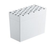 Koziol BRÃD - Caja para Crackers y biscotes, Color Blanco sólido