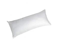 Todocama - Almohada antiÃ¡caros - NÃºcleo de Fibra Tacto Pluma - Tejido cutÃ­ - Funda con Cremallera Que Permite controlar la Altura de la Almohada. (105x40cm)