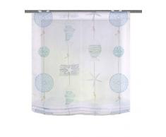 Home Fashion Cocoa - Cortina (poliÃ©ster, 140 x 80 cm), Color Azul