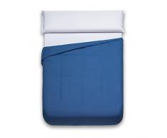 Sancarlos - Funda nÃ³rdica lisa, 100% AlgodÃ³n, Color azul marino, Cama de 160/180 cm