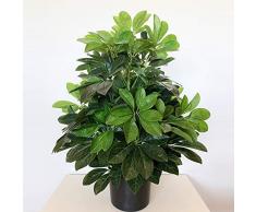 Planta Ficus verde artificial de 60 cm de altura con maceta