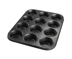 Dr. Oetker Bandeja Magdalenas 12 Cavidades, Aluminio, Centimeters