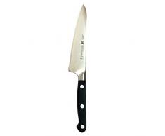 Zwilling Cuchillo de chef dentado Pro Compact en acero plateado, negro, 20 x 5 x 5 cm