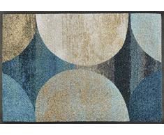 Wash+Dry Felpudo, Superficie: 100% Poliamida, Azul, 50/75