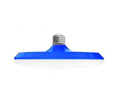 CristalRecord Circline Bombilla LED Kobo Decorativa con Luz Cálida E27, 18 W, Azul, 83 x 198 mm