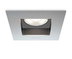 Philips myLiving Porrima - Foco empotrable, iluminación interior, LED, luz blanca cálida, color cromo