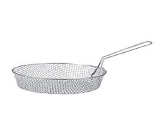 INOXIBAR Cesto freidora, Inoxidable, 24 cm