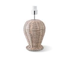 home sweet home collection F512199-49 LÃ¡mpara de Mesa, Madera, Rattan