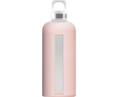Sigg Star Blush, Botella de Agua de Silicona, 0.5 L, Resistente al Calor, sin BPA, Rosa