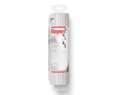 Rayen | Alfombra para BaÃ±o | Alfombrilla Rectangular Ducha o BaÃ±era | MÃ¡xima Caucho Natural | Antideslizante | SujecciÃ³n con Ventosas de Alta Resistencia | 86x33 cm | Blanco