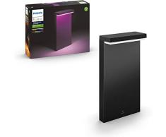 Philips Hue - Lámpara LED inteligente de exterior Philips Hue Nyro, aplique inteligente 13.5W - 1020 lúmenes, Luz Blanca y de Colores, compatible con Amazon Alexa y Google Assistant, protección IP44