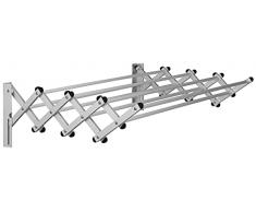 Duett tendedero extensible de pared 998156, 86 cm, 100% aluminio