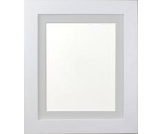 Frames by Post Marco de Fotos, Madera, Blanco, 50 x 70 cm Image Size 24 x 16 Inches