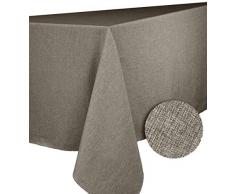 CALITEX Brome - Mantel Rectangular de poliÃ©ster, 150 x 200 cm, Color marrÃ³n