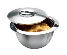 Weis tÃ©rmica de Cuenco con Tapa (20Â cm, Acero Inoxidable, Plata, 20Â x 20Â x 12Â cm