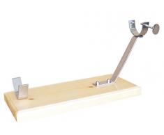 IMEX EL ZORRO Soporte jamonero, INOX, 460 x 190 mm, (mm