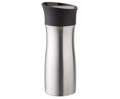 Helios ClicknDrink Vaso tÃ©rmico, Inoxidable, Gris Acero, 0,3 Liter