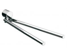 Emco 455000136 Rondo 2 Toalla con 2 giratorias Brazo Cromo 36.4 cm