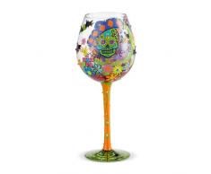 Lolita 6002982 Copa de vino, Superbling Sugar Skulls