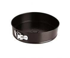 Quid Sweet Grey - Molde de horno desmontable cuadrado , Negro, 28 cm