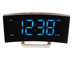Technoline WT 460 Radio-Despertador, Negro, 17.1x4x8.7 cm
