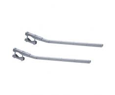 Sauvic Gris TENDEDERO BARANDA Adaptable Y ABATIBLE, Hierro, 66x4x7 cm