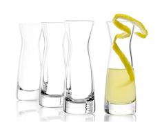 Topkapi Tiki Yuna â Vasos de chupito de 5 cl para bebidas flameadas, tequila, vodka, ron, chupitos, Raki, Sambuca, Ouzo de Tiki Bar, 4 unidades (4 vasos Tiki Shot Yuna)