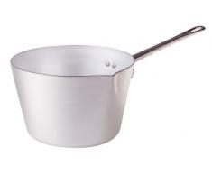 Ollas Agnelli cÃ³nico Cacerola con Boquilla, Aluminio BLTF, con Mango de Acero Inoxidable, Plata, 12 cm