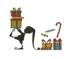 Sizzix Troquel Sizzix Thinlits Die Set 11 piezas - Ayudante de Papá Noel
