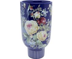 Kare JarrÃ³n Decorativo de diseÃ±o Rose Magic, florero, jarrÃ³n de Mesa, Azul, Altura del artÃ­culo 27 cm